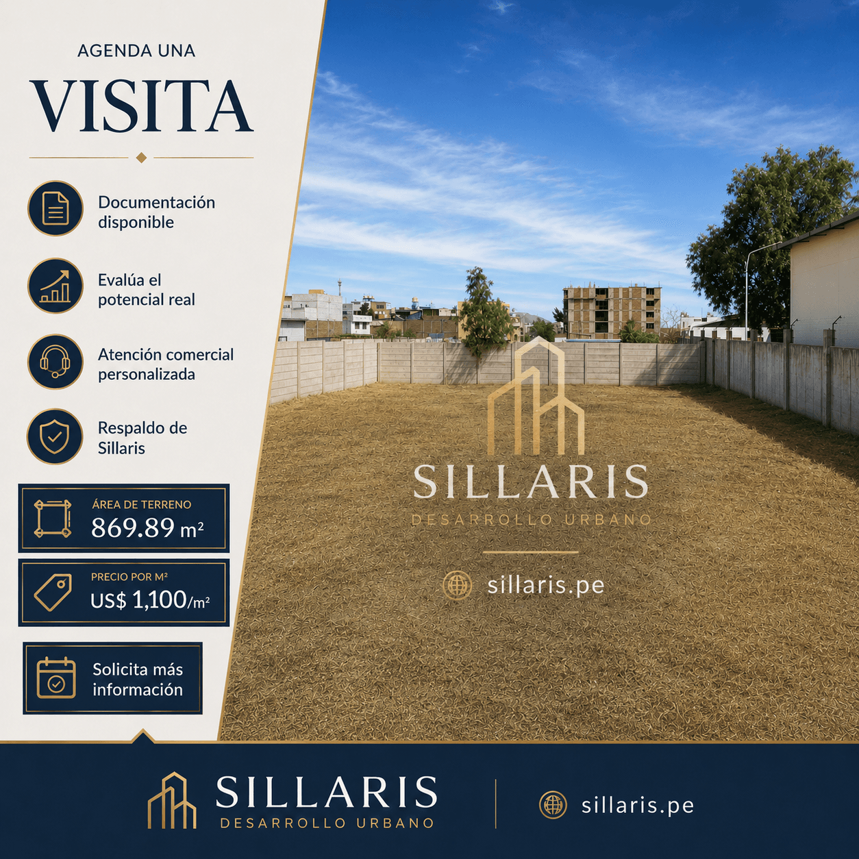 Terreno en venta con proyección residencial cerca a Tecsup - Vista 3
