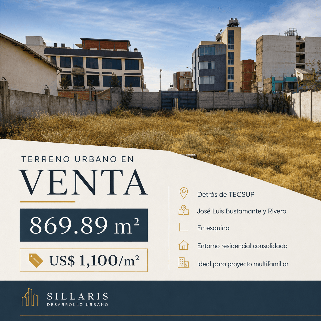 Terreno en venta con proyección residencial cerca a Tecsup - Vista 5